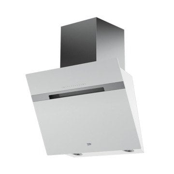 Beko ADE 62843 B 60 CM Beyaz Eğimli Ankastre Davlumbaz
