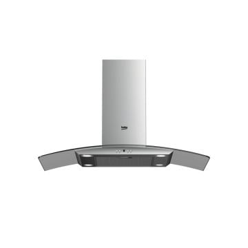 Beko ADA 92740 I 90 cm Duvar Tipi Bükük İnoks Ankastre Davlumbaz