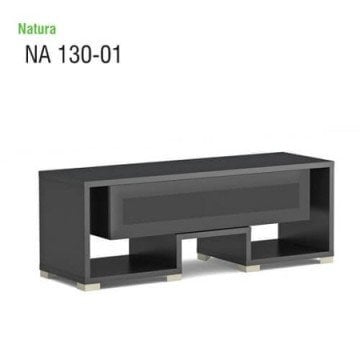 Arstil Natura 130-01 Siyah Televizyon Sehpası