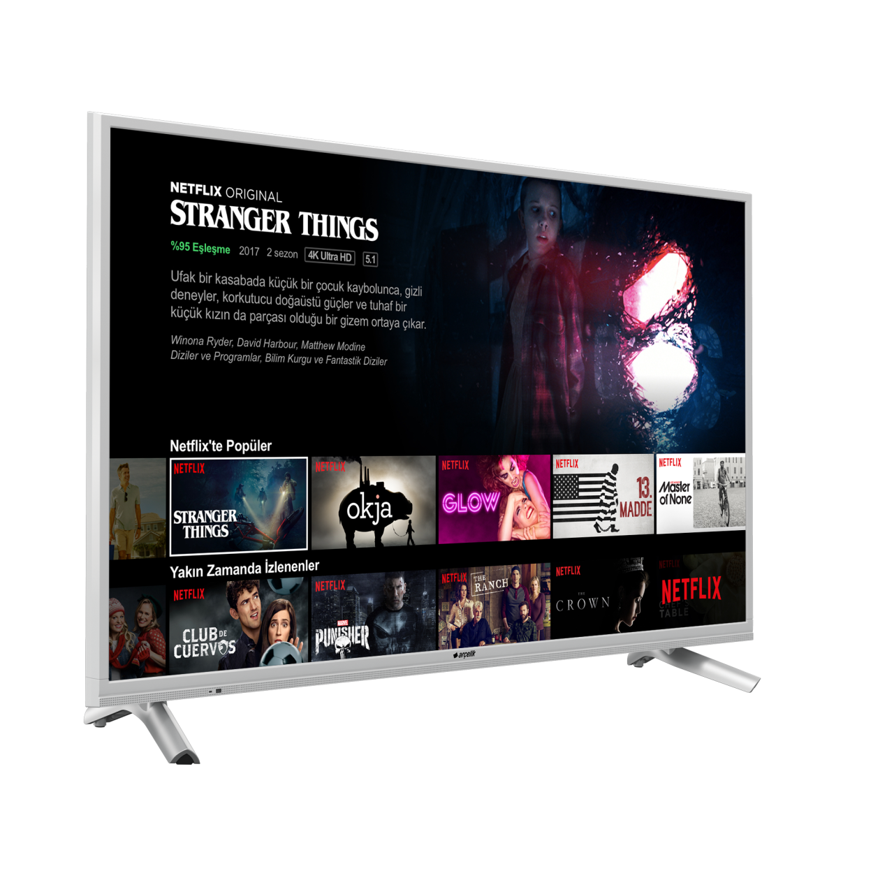Arçelik A55L 8860 5S 4K Diamond Netflix TV