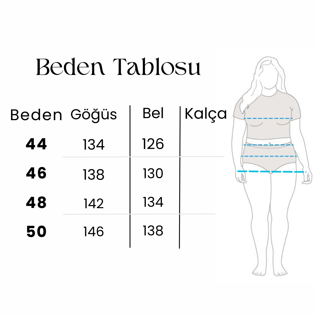 Siyah Kolları Fırfırlı Büyük Beden Kadın Bluz