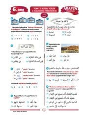 6.Sınıf Arapça Soru Bankası