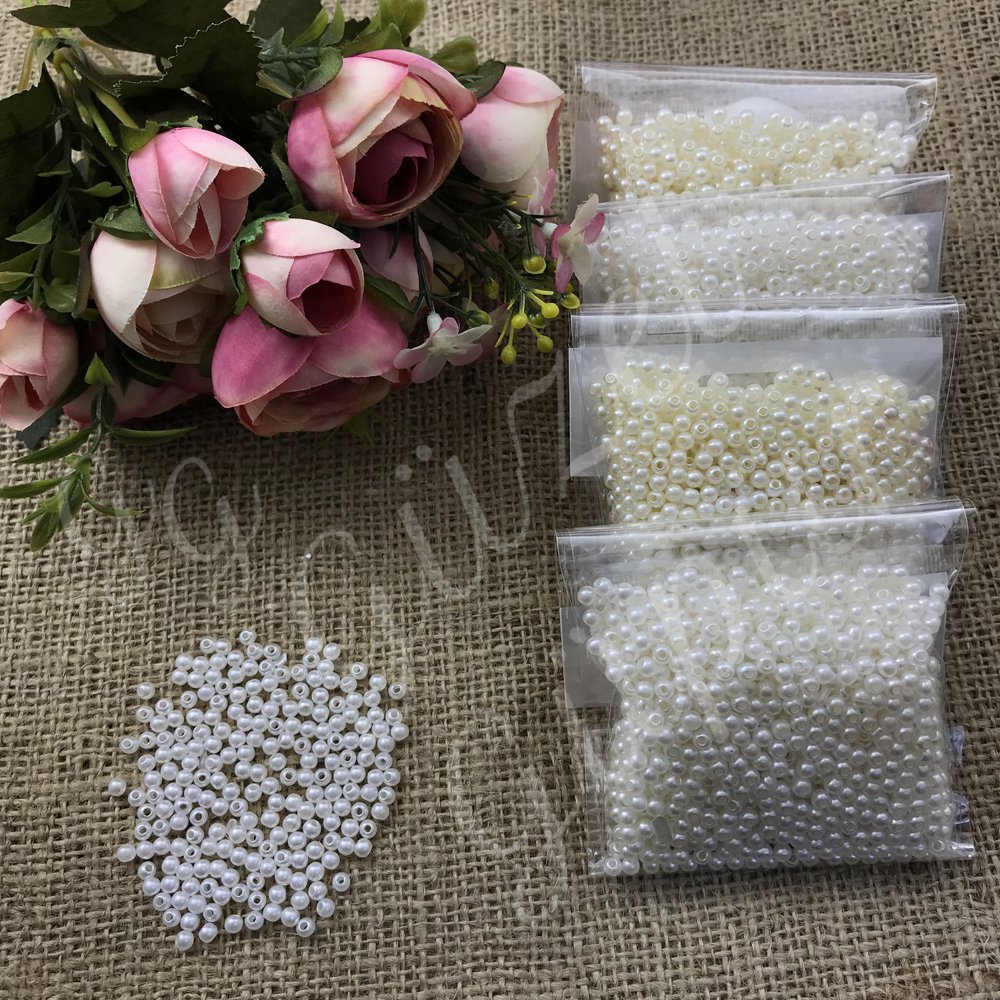 İnci Boncuk 4mm. (0,35 gr.)