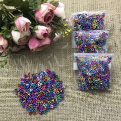Metalize Plastik Halka Çiçek Boncuk (0.30 gr.)