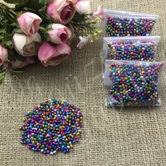 Metalize Plastik Dünya Boncuk (0.30gr.)