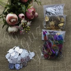 Plastik Pul Büyük Tuğra Şekli (0.30 gr.)