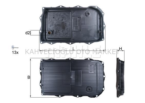 ŞANZUMAN YAĞ KARTERİ F20-F21-F22-F23-F30-F31-F34-F 24118612901-24117624192