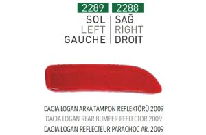 ARKA TAMPON REFLEKTORU SOL DACIA LOGAN 8200751779-