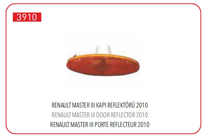 ÇAMURLUK SİNYALİ MASTER III 261B00001R-
