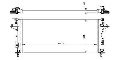 RADYATÖR LGN II 1.6-1.8-2.0-1.9 DCI (AC+MEK+OTOM)