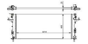 RADYATÖR LGN II 1.6-1.8-2.0-1.9 DCI (AC+MEK+OTOM)