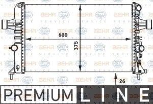 RADYATÖR BRAZING OPEL ASTRA G-VAUXHALL ASTRA Mk IV 13150405-24448943-93174532