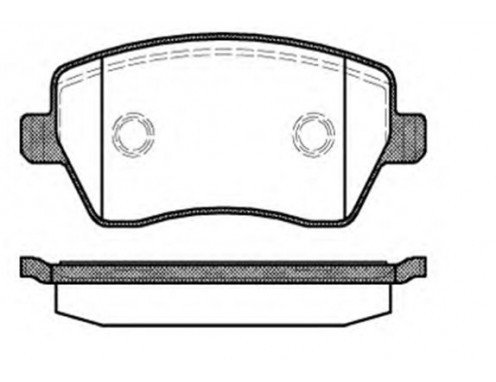 ÖN BALATA MODUS-CLIO III 05=>LOGAN 02/07>MICRA K12 7701208422-410604775R