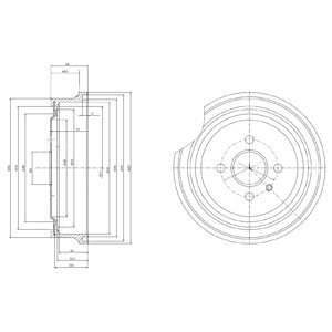 ARKA KAMPANA ASTRA G/H (98-02) COMBO C 568063+