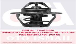 TERMOSTAT MGN-R19-CLIO-KNG-LGN 1.4-1.6 16V -P206 B 8200030307  -   7700872554-