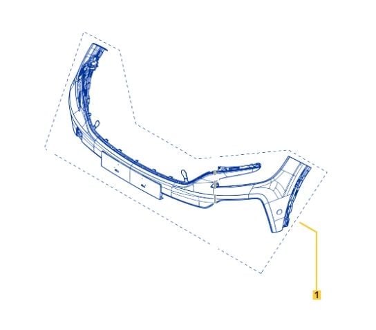 Austral Ön Tampon 620222403R - Renault Mais