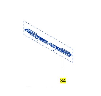 Megane 4-IV Ön Tampon Rüzgar Spoyleri (2016-2019) 960103971R - Renault Mais