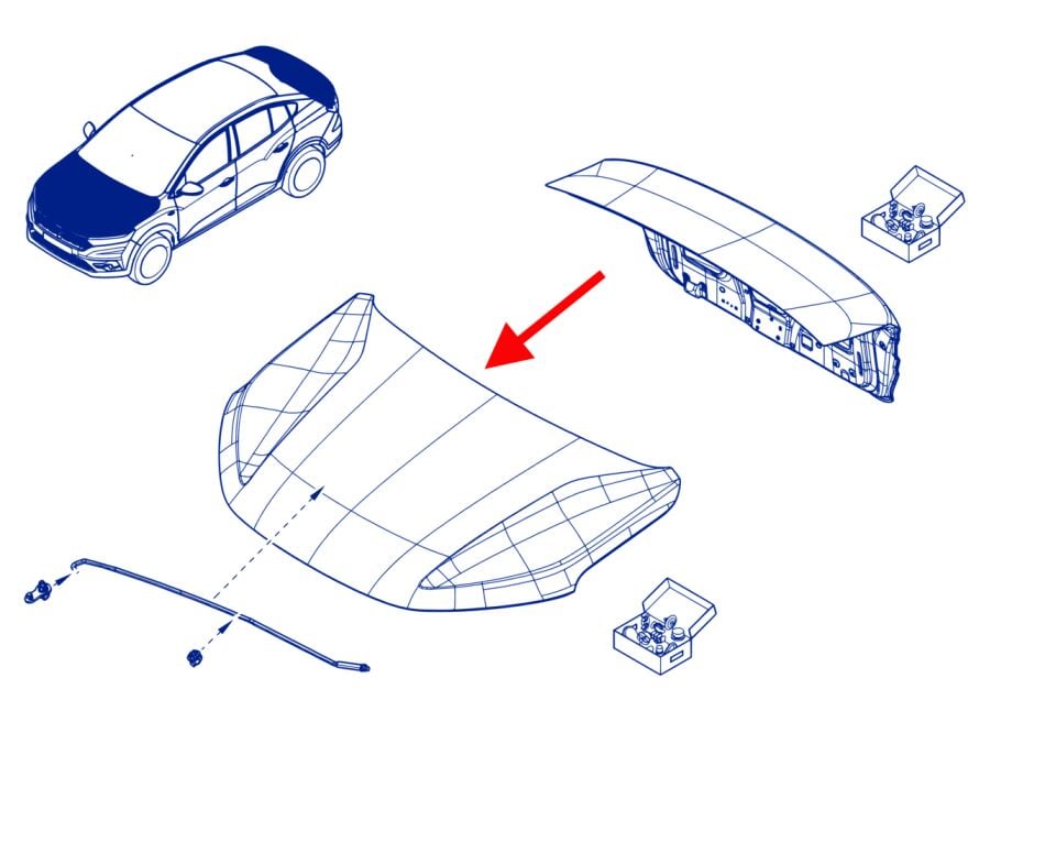 Taliant Motor Kaputu 2020-> 651007278R -Renault Mais