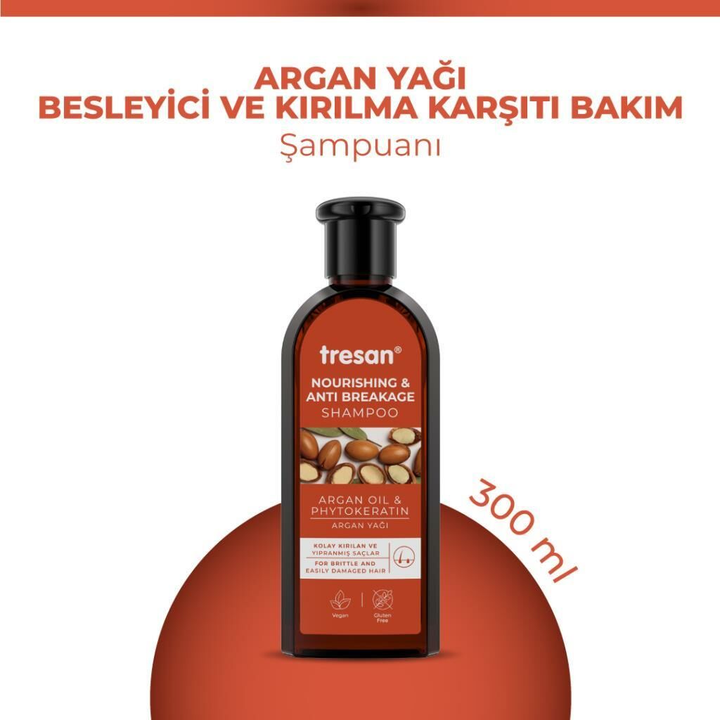 Tresan Argan Yağlı Besleyici Kırılma Karşıtı Şampuanı