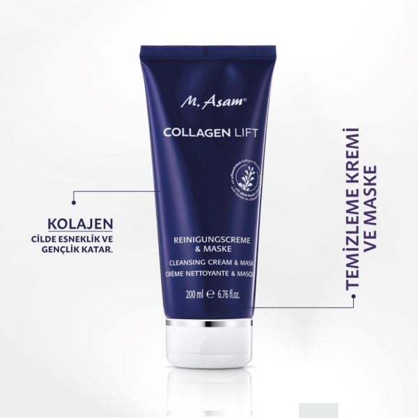 M.Asam Collagen Lift Yüz Temizleme Kremi ve Maske