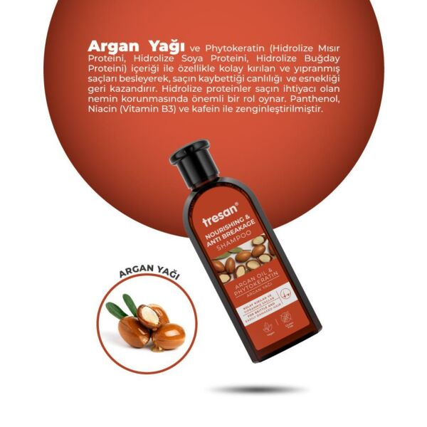 Argan Yağlı Ve Kırılma Karşıtı Bakım Şampuanı 300 ml X 2 Adet