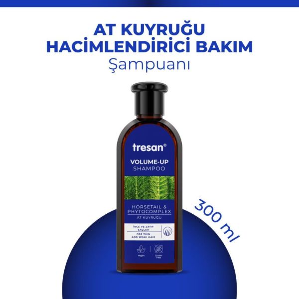 At Kuyruğu Hacimlendirici Bakım Şampuanı 300 ml K.ağacı Özlü Saç Toniği 125 Ml.