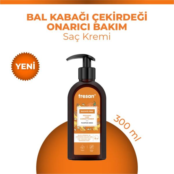 Tresan Bal Kabağı Çekirdeği Onarıcı Sülfatsız Bakım Saç Kremi 300 ml