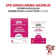 SPK Yatırım Kuruluşları Slayt+Deneme Sınavı2'li Set