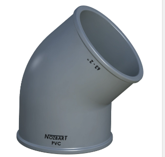 U-PVC 45° DİRSEK