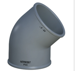 U-PVC 45° DİRSEK