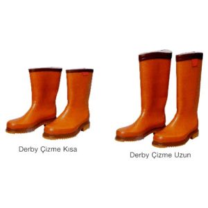 DERBY KAUÇUK KREP ÇİZME (KISA)