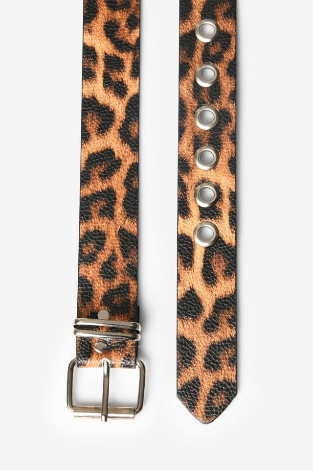 Moda1001 Leopar Desenli Kadın Kemer  - Leopar
