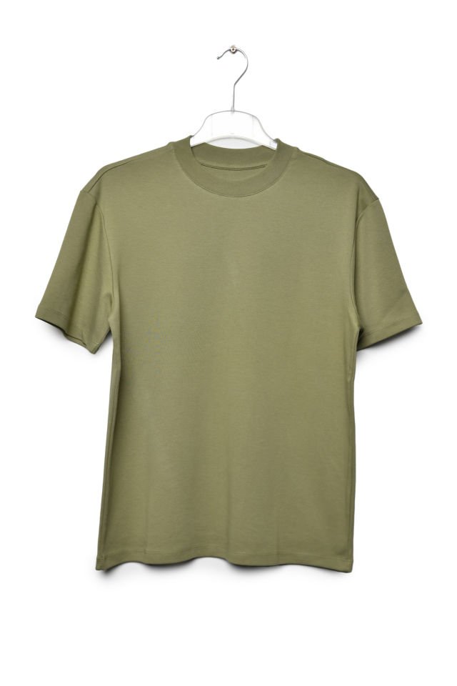 Zegy Bisiklet Yaka Kısa Kollu Erkek Tişört  - Yeşil