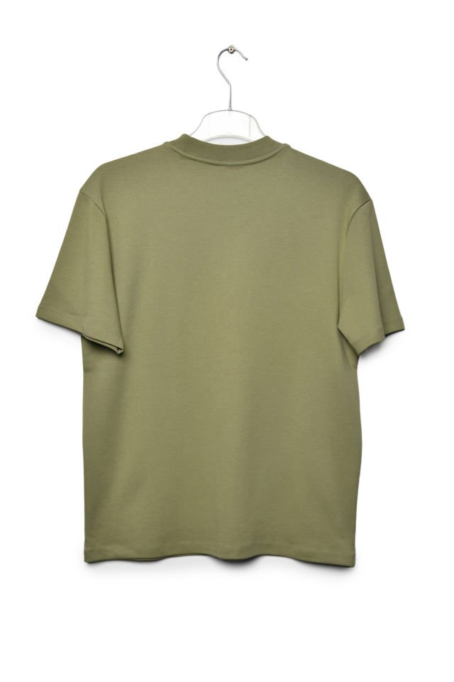 Zegy Bisiklet Yaka Kısa Kollu Erkek Tişört  - Yeşil