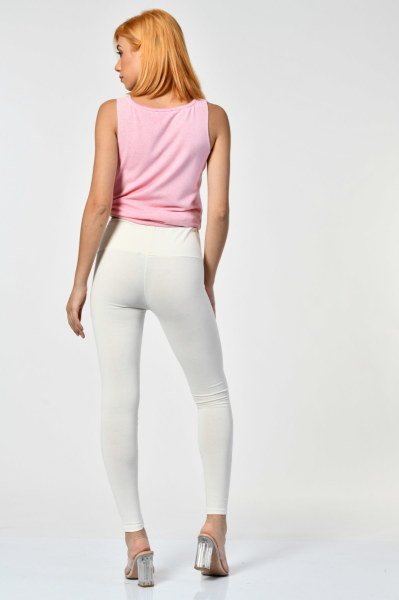 Cotton Candy Slim Fit Tayt  - Beyaz