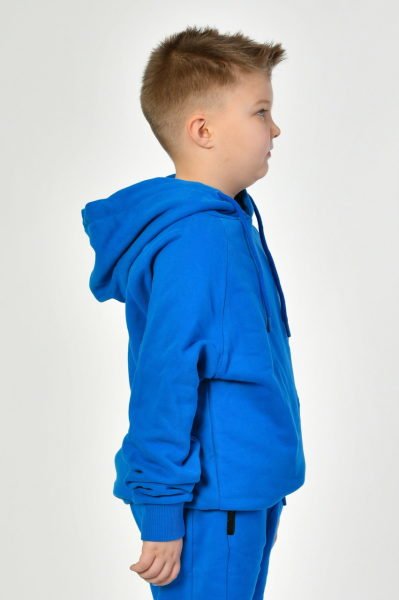 Noori Kapüşonlu Erkek Çocuk Sweatshirt  - Saks Mavisi