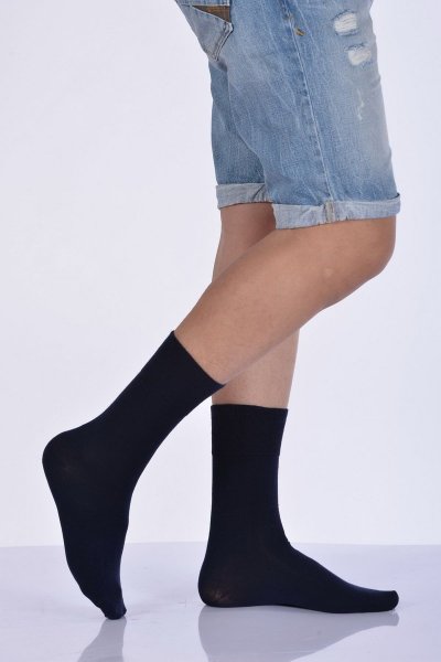 Erkek Diyabetik Soket Çorabı  - Lacivert