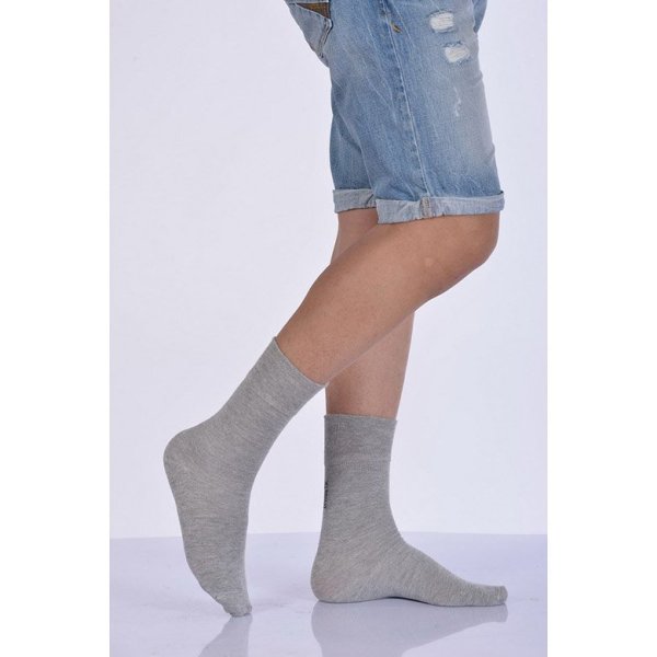 Erkek Diyabetik Soket Çorabı  - Gri