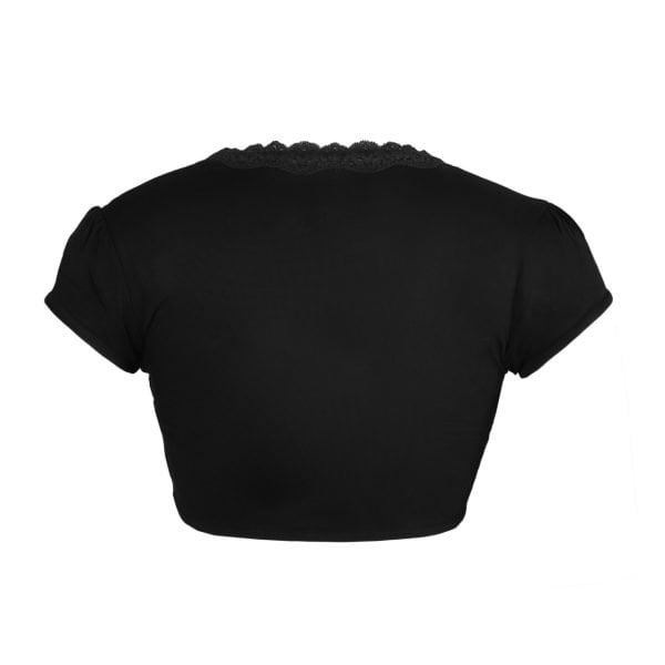 3'Lü Paket Kadın Büstiyer Bolero Bluz (Siyah-Kurşuni/Beyaz)  - Karışık
