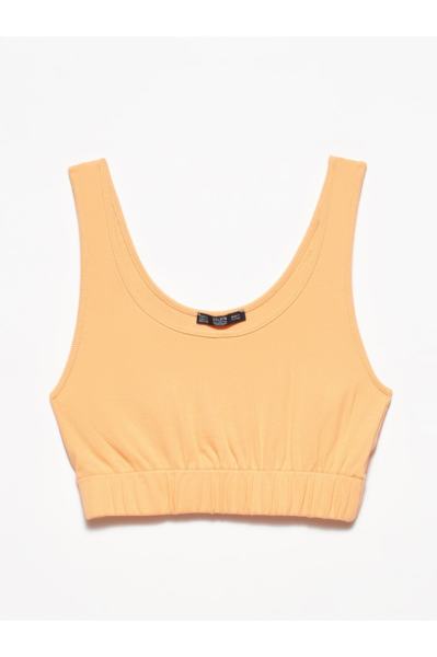 Fitilli Askılı Kadın Büstiyer - Şeftali