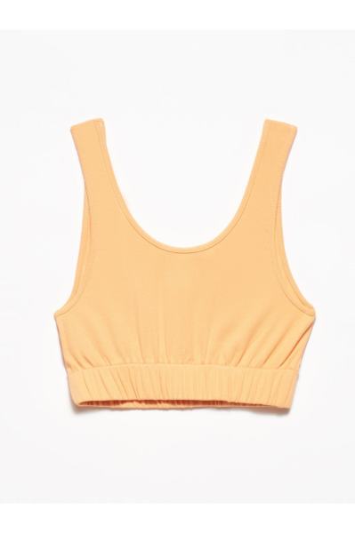 Fitilli Askılı Kadın Büstiyer - Şeftali
