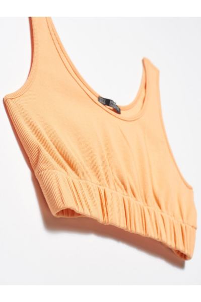 Fitilli Askılı Kadın Büstiyer - Şeftali