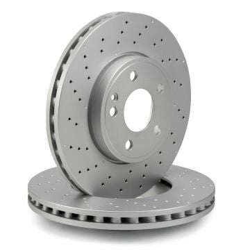 Mercedes W176 Kasa A160 Ön Fren Disk Takımı ( Delikli ) Bosch Marka 2464212512 - 0986479A02