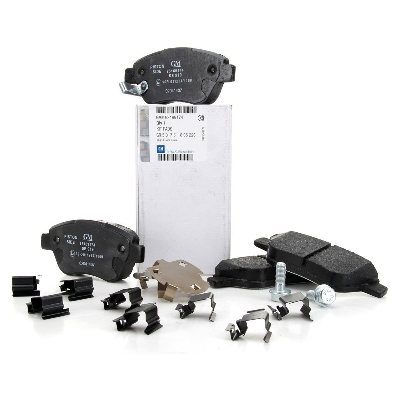 Opel Corsa D Ön Fren Balata Takımı Orjinal GM 1605226 - 93169174