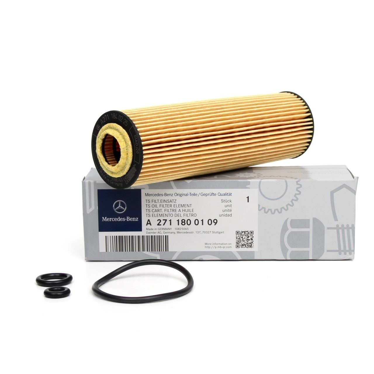 Mercedes W204 Kasa C180 Kompressor Yağ Filtresi Orijinal Mercedes A2711800109