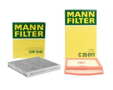 Volkswagen Polo 1.4 TDI Hava ve Polen Filtresi Mann Marka CUK2545 - C35011
