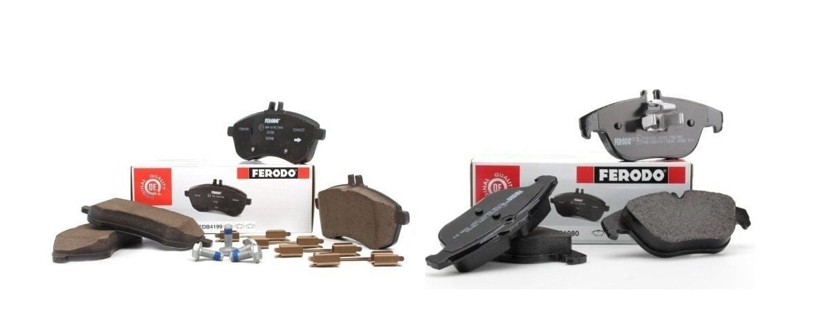 Mercedes W204 Kasa C180 Ön Ve Arka Fren Balata Seti Ferodo Marka FDB1980 - FDB1978 - F0300001