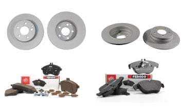 Mercedes W204 Kasa C180 Fren Disk Ve Balata Kiti Ferodo Marka FDB1980 - FDB1978- DDF1688 - DDF1689