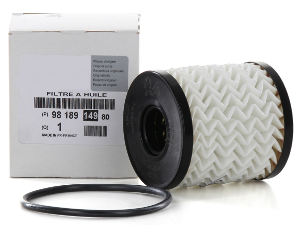 Citroen C4 1.4 1.6 Benzinli Yağ Filtresi Orjinal 9818914980