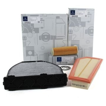 Mercedes W204 Kasa C180 Periyodik Bakım Filtre Seti Orijinal Mercedes A2128300318 - A2710940304 - A2711800509